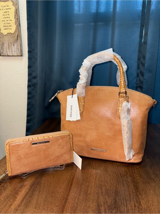 Brahmin Handbags - Brahmin NWT Duxbury & Suri - Tan Adrift - Camel Brown - Soft Leather